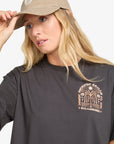 Billabong Womens Always Looking T-Shirt - Off Black