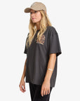 Billabong Womens Always Looking T-Shirt - Off Black