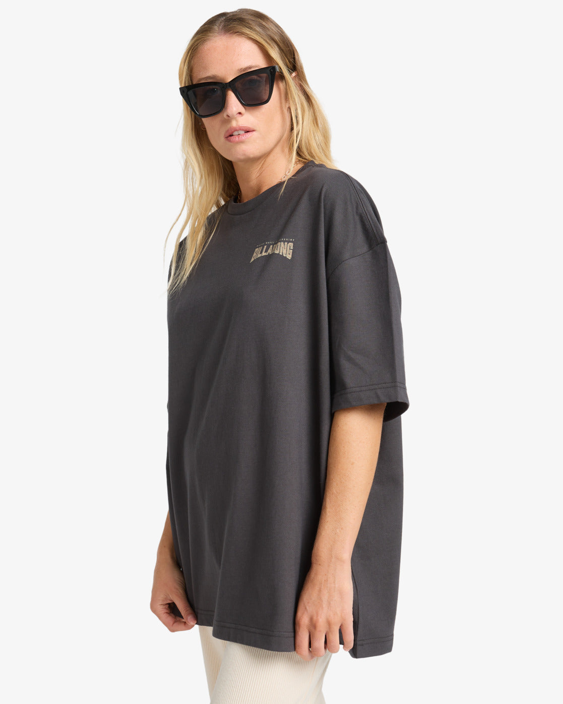 Billabong Womens Paradise Sunkiss T-Shirt - Off Black - ManGo Surfing