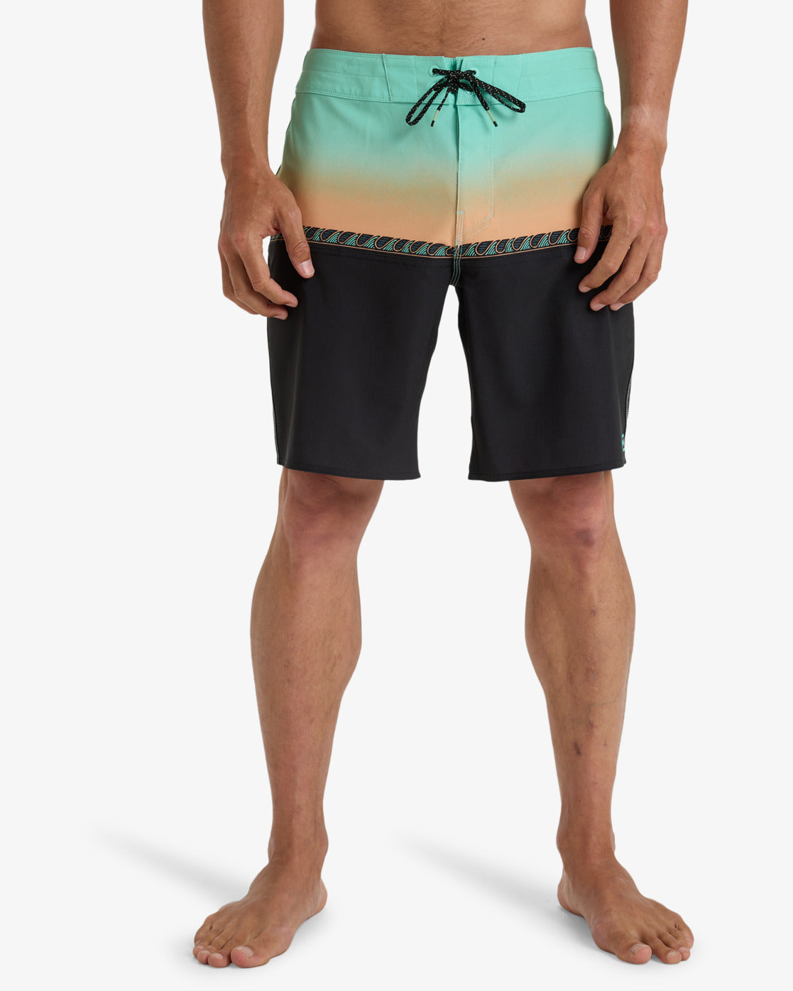 Billabong Mens Fifty50 Pro 18&quot; Performance Boardshorts - Black - ManGo Surfing