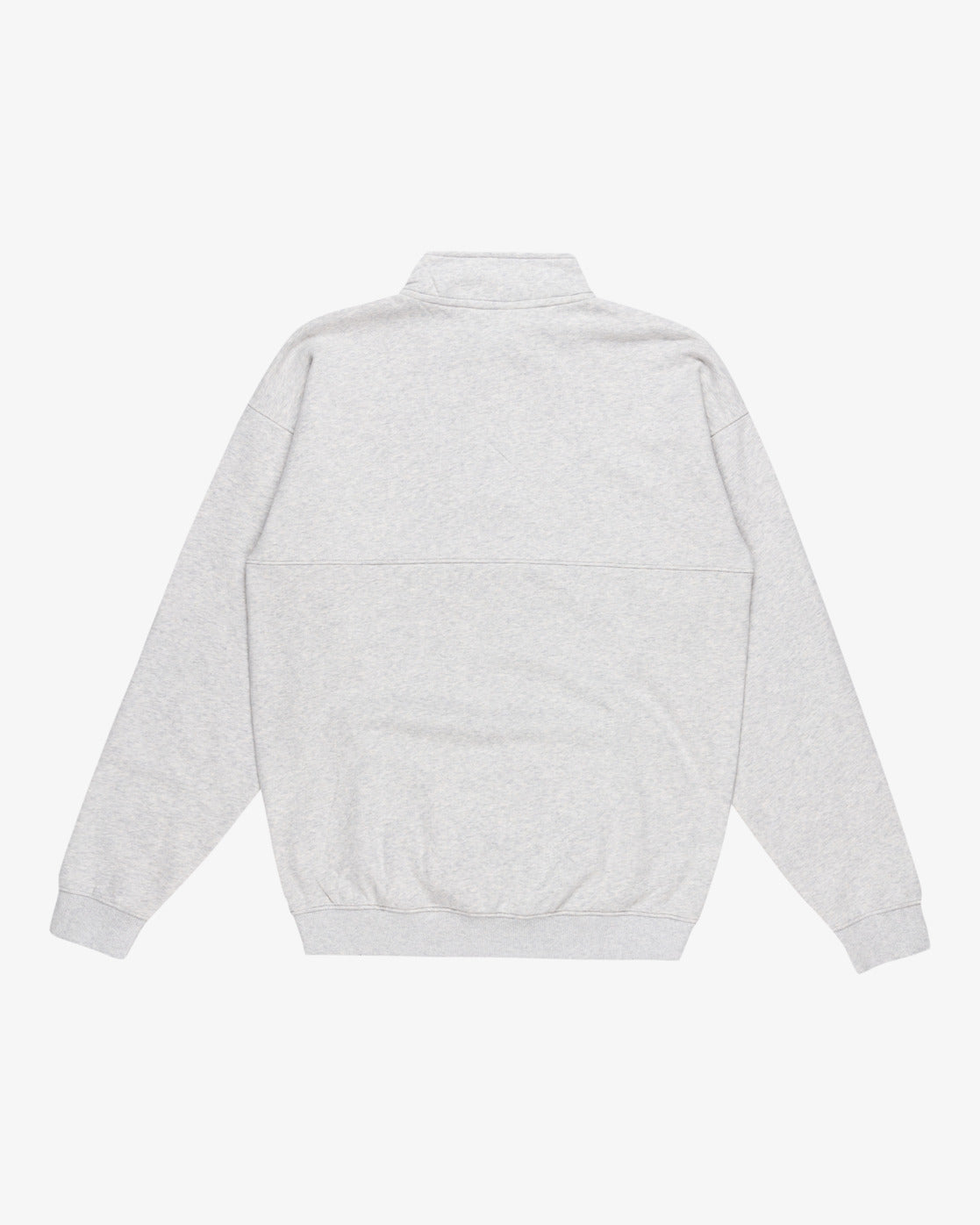 Billabong Mens Burleigh Half Zip Pullover Sweatshirt - Light Grey Heather - ManGo Surfing
