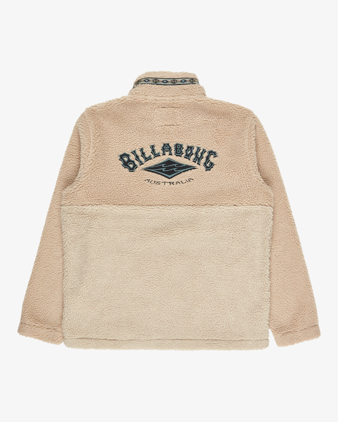 Billabong Mens Boundary Tombstone Half Zip Mock Neck Fleece - Desert
