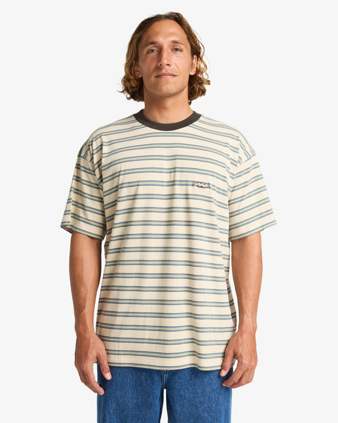 Billabong Mens Baxter T-Shirt - Sand - ManGo Surfing