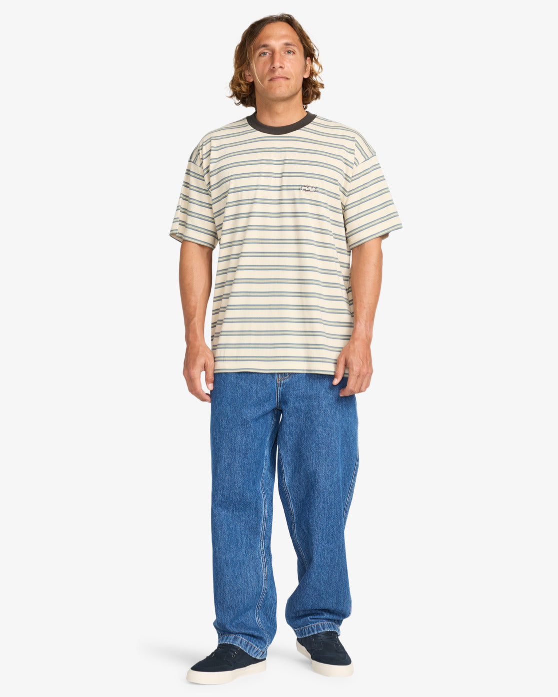 Billabong Mens Baxter T-Shirt - Sand - ManGo Surfing
