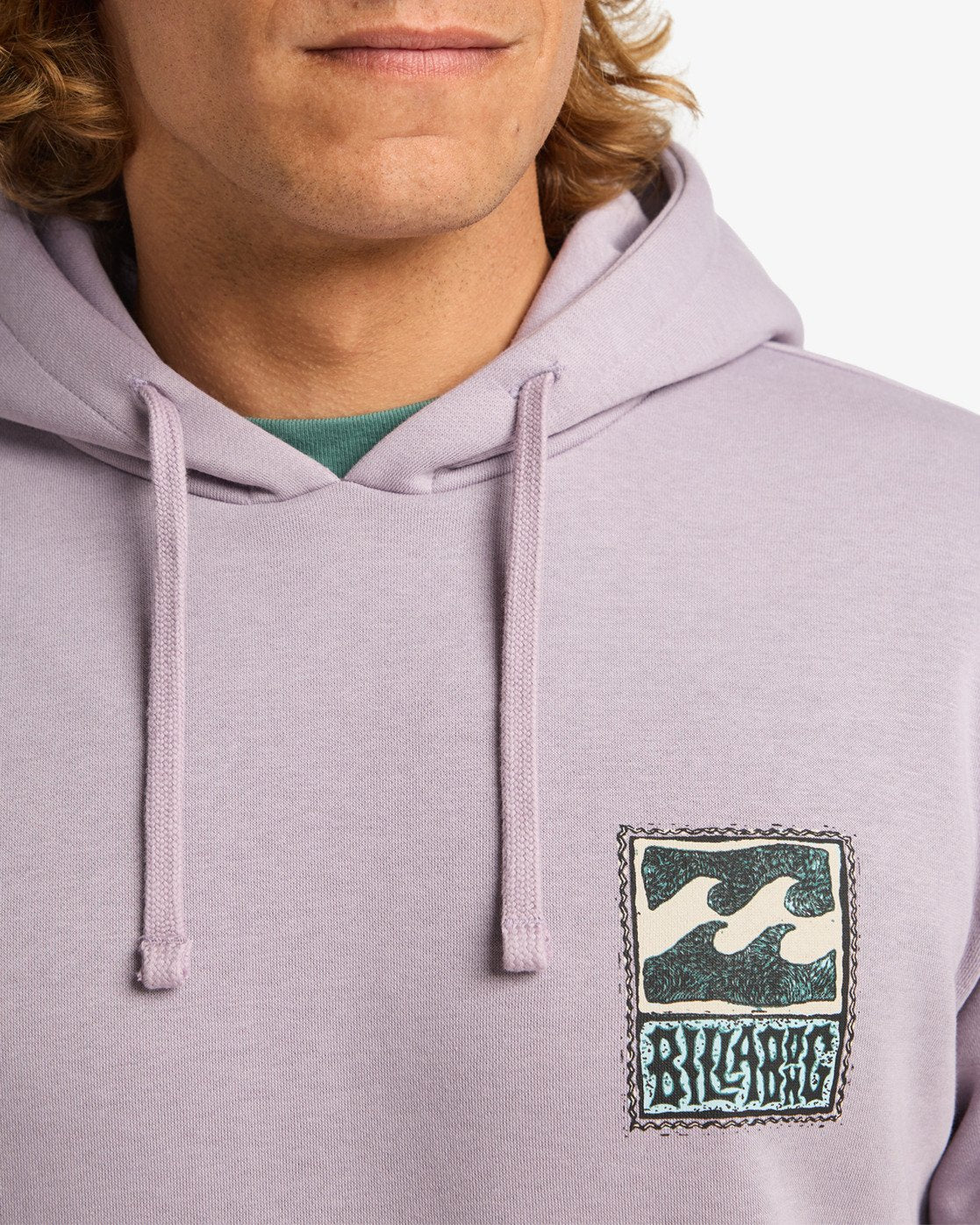 Billabong Mens Foundation PO Hoodie - Light Purple - ManGo Surfing