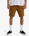 Billabong Mens Larry 20" - Elastic Waist Walkshorts - Tobacco - ManGo Surfing