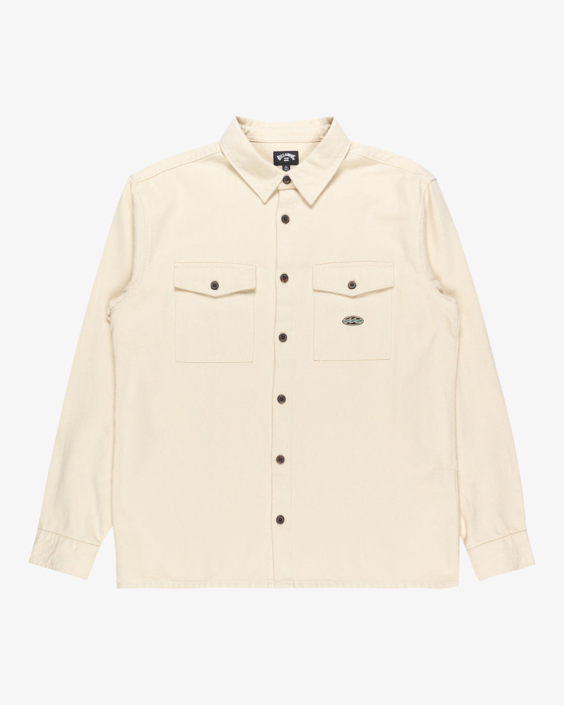 Billabong Mens Del Mar Flannel Long Sleeve Shirt - Sand