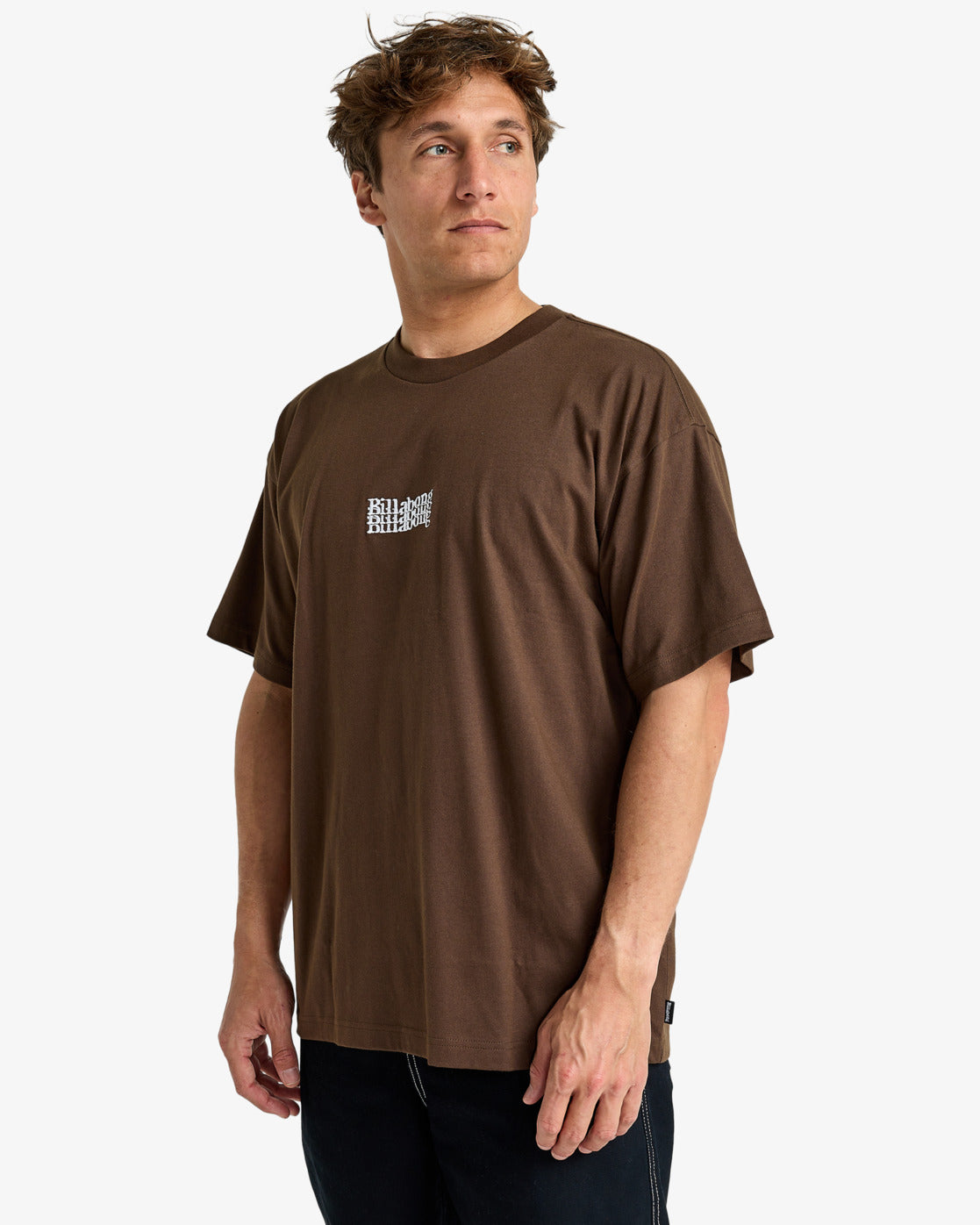 Billabong Mens Triple Mogul OG T-Shirt - Dark Cedar - ManGo Surfing