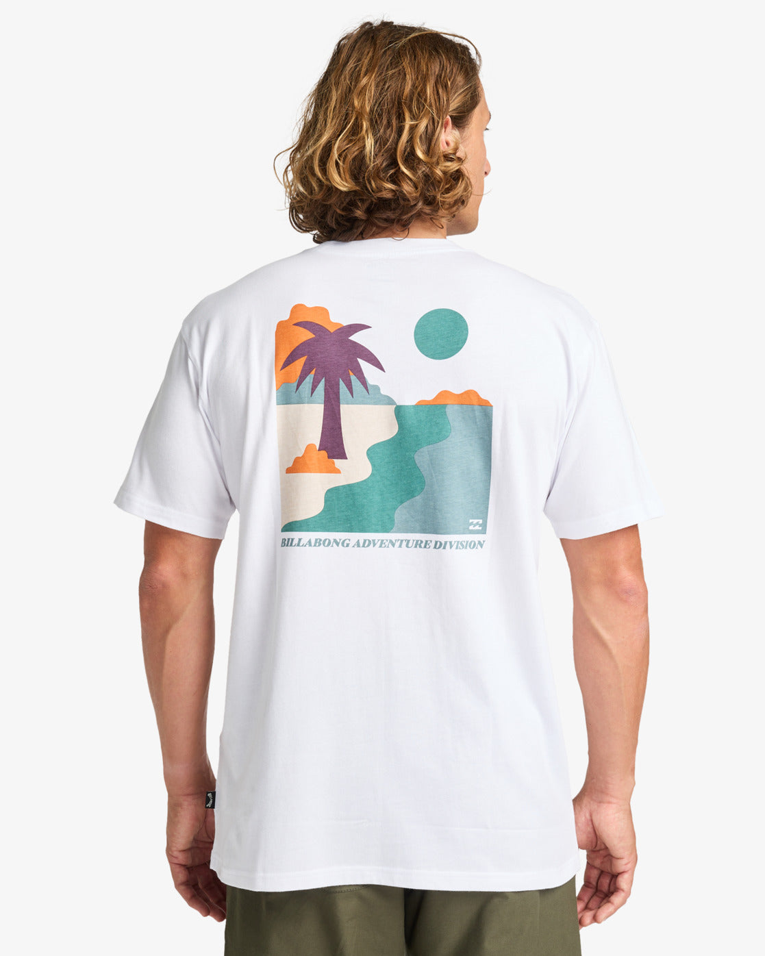 Billabong Mens Sundown T-Shirt - White - ManGo Surfing