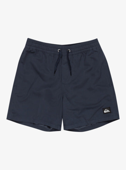 Quiksilver Boys Everyday Solid 14" Swim Shorts (8-16 Yrs) - Dark Navy - ManGo Surfing