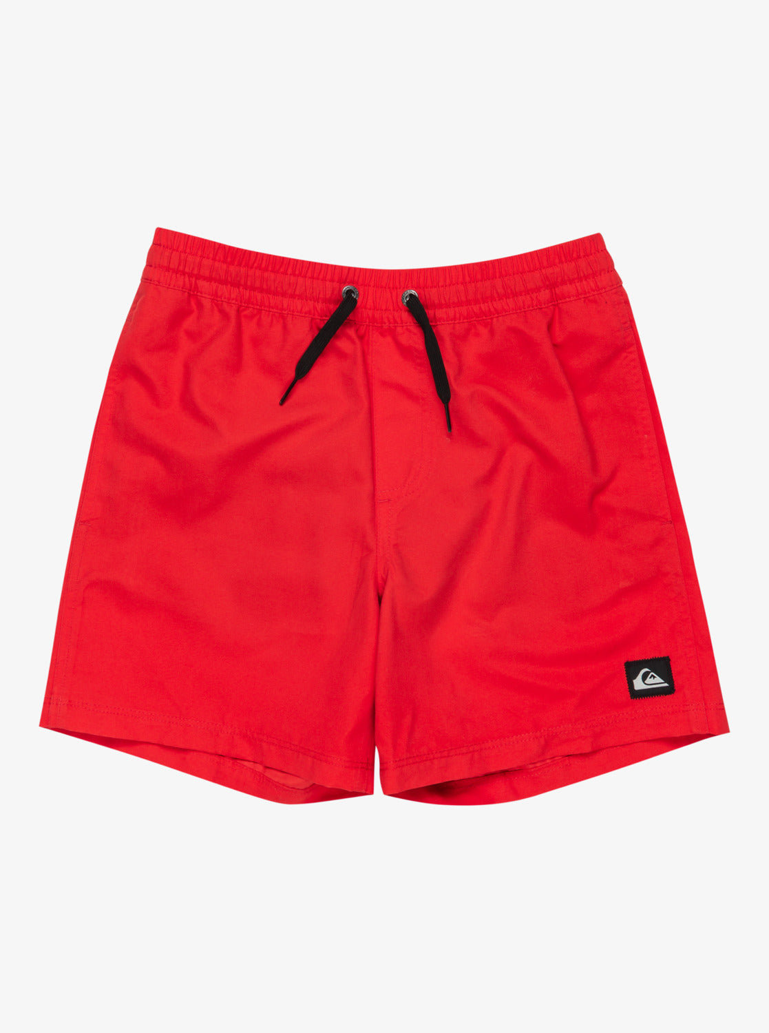 Quiksilver Boys Everyday Solid 14" Swim Shorts (8-16 Yrs) - High Risk Red - ManGo Surfing