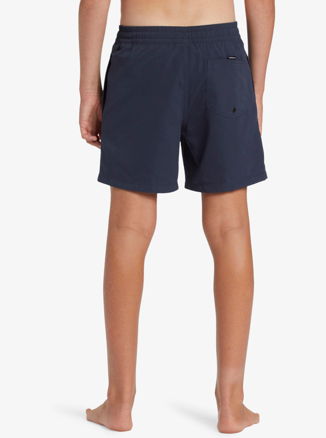 Quiksilver Boys Everyday Solid 14&quot; Swim Shorts (8-16 Yrs) - Dark Navy - ManGo Surfing