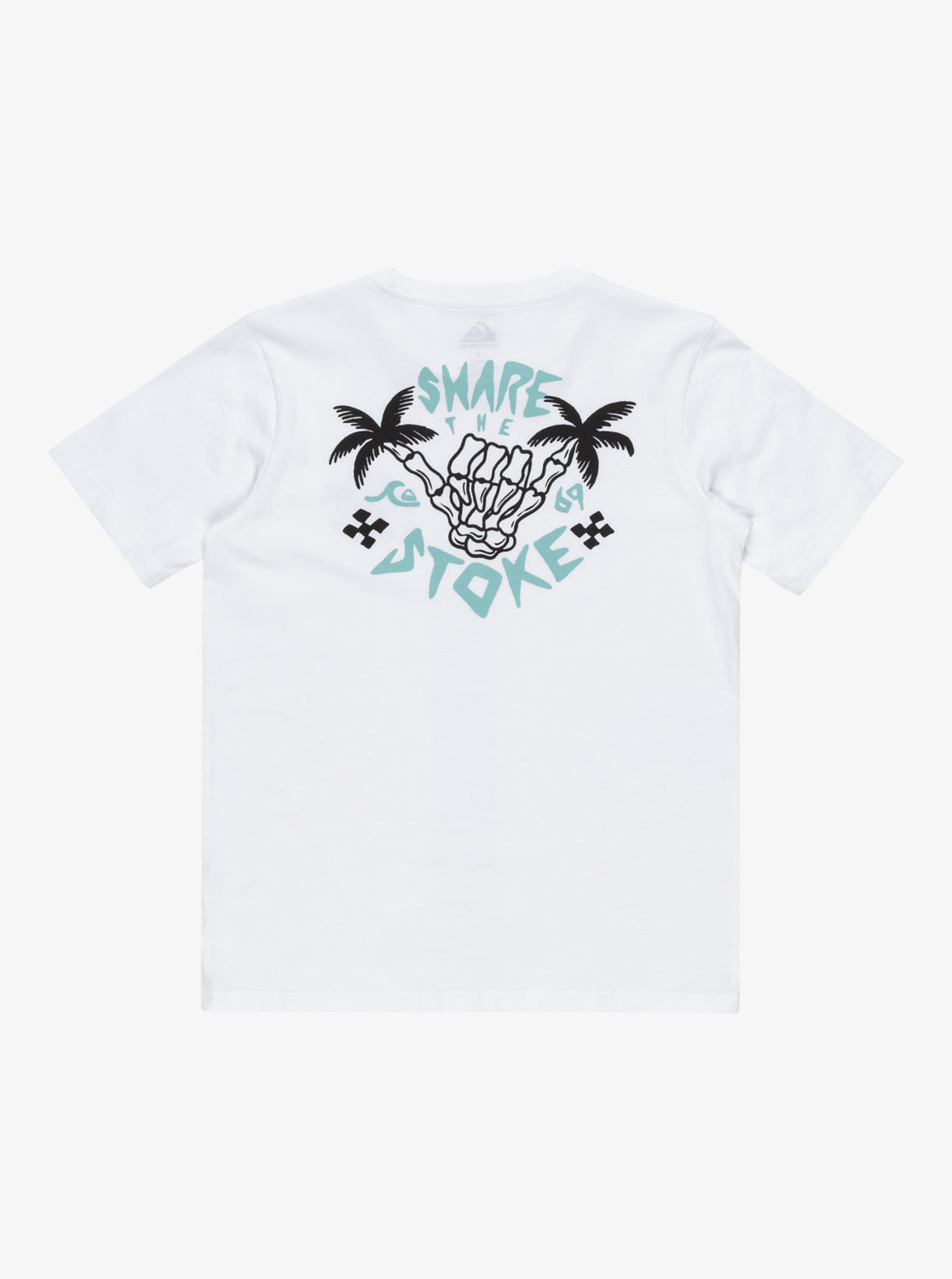 Quiksilver Boys EV Share The Stoke T-Shirt (8-16 Yrs) - White - ManGo Surfing