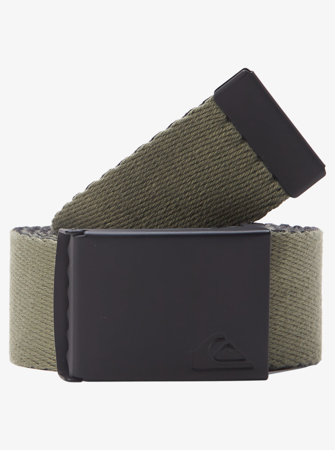 Quiksilver Mens The Jam Webbing Belt - One Size - Black/Black - ManGo Surfing