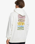 Quiksilver Mens Garment Dye Pullover Hoodie - Birch