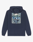 Quiksilver Mens Graphic Hoodie - Dark Navy