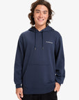 Quiksilver Mens Graphic Hoodie - Dark Navy