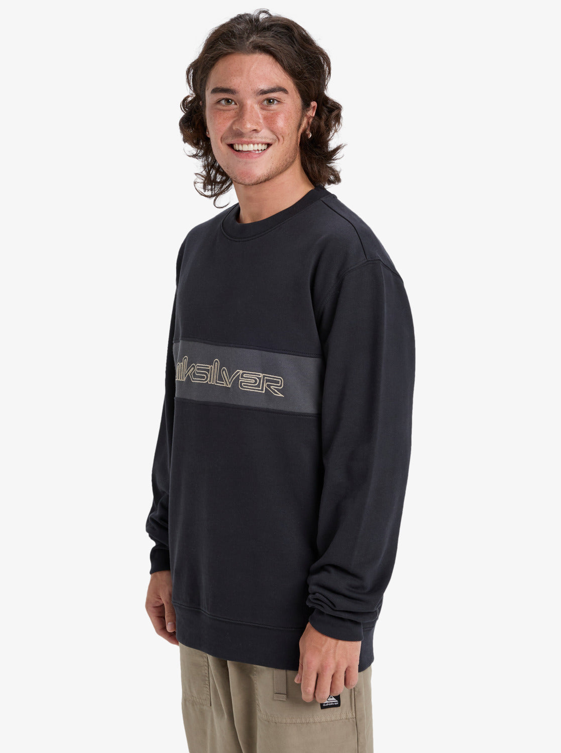 Quiksilver Mens CB Sweatshirt - Black