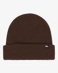 Quiksilver Mens Performer Beanie Hat - One Size - Chocolate Brown