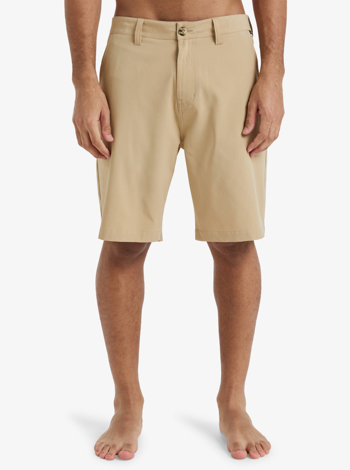 Quiksilver Mens Union 20&quot; Amphibian Hybrid Shorts - Khaki - ManGo Surfing
