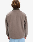 Quiksilver Mens Shaper Pad Workwear Jacket - Chocolate Brown