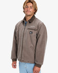 Quiksilver Mens Shaper Pad Workwear Jacket - Chocolate Brown