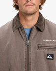 Quiksilver Mens Shaper Pad Workwear Jacket - Chocolate Brown