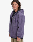 Quiksilver Mens Straight Out Mercury Street Jacket - Purple Velvet