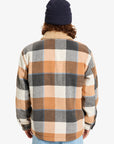 Quiksilver Mens DNA Sherpa Harrington Jacket - Almond