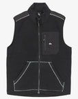 Quiksilver Mens Clean Coast Gilet Fleece - Black - ManGo Surfing