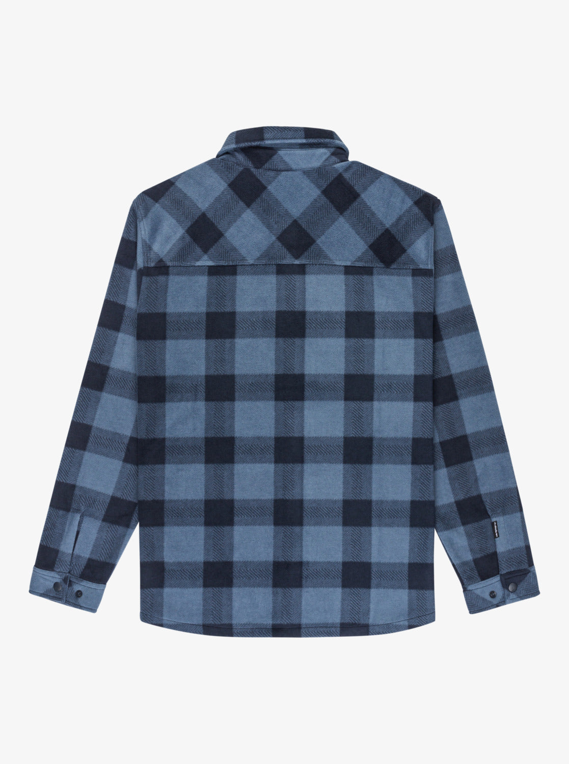 Quiksilver Mens Bering Strait Long Sleeve Check Shirt - China Blue - ManGo Surfing