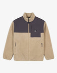 Quiksilver Mens Shallow Water Full Zip Sherpa Jacket - Fallen Rock