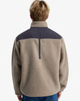 Quiksilver Mens Shallow Water Full Zip Sherpa Jacket - Fallen Rock