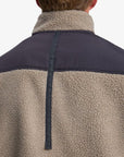 Quiksilver Mens Shallow Water Full Zip Sherpa Jacket - Fallen Rock