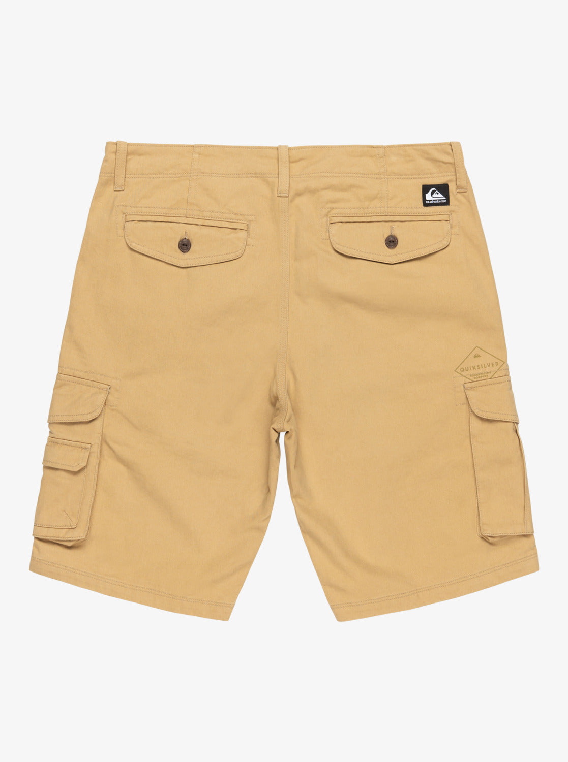 Quiksilver Mens Crucial Battle 21" Cargo Walkshorts - Khaki - ManGo Surfing