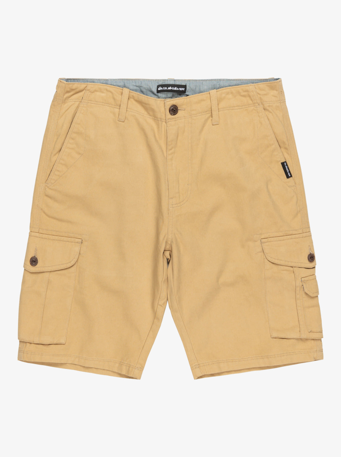 Quiksilver Mens Crucial Battle 21" Cargo Walkshorts - Khaki - ManGo Surfing