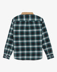 Quiksilver Mens Mercury Desert Shadow Check Long Sleeve Shirt - Orion Blue