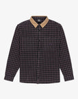 Quiksilver Mens Mercury Sandstrokes Long Sleeve Shirt - Sand Strokes Black