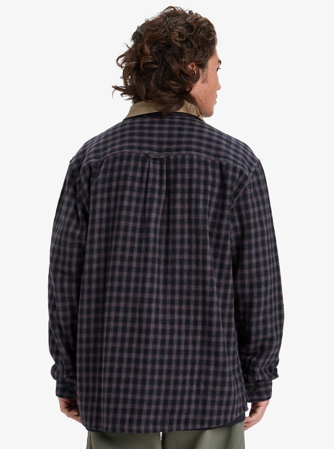 Quiksilver Mens Mercury Sandstrokes Long Sleeve Shirt - Sand Strokes Black