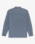 Quiksilver Mens Mohab Washed Twill Long Sleeve Shirt - Dark Navy