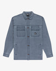 Quiksilver Mens Mohab Washed Twill Long Sleeve Shirt - Dark Navy