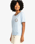 Quiksilver Womens UNI Cropped T-Shirt - Skyway