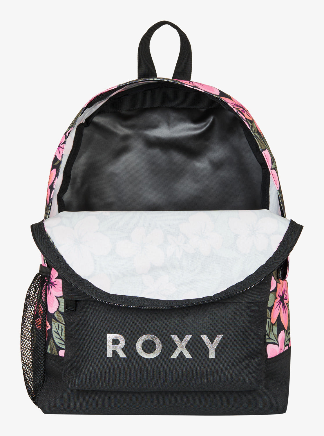 Roxy Sugar Baby Bottle Medium Backpack - Anthracite Fearless Floral - ManGo Surfing