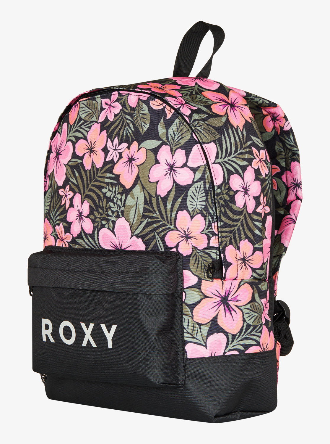 Roxy Sugar Baby Bottle Medium Backpack - Anthracite Fearless Floral - ManGo Surfing