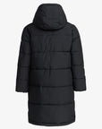 Roxy Womens Test Of Time Long Hooded Puffa Jacket - Anthracite - ManGo Surfing