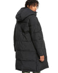 Roxy Womens Test Of Time Long Hooded Puffa Jacket - Anthracite - ManGo Surfing