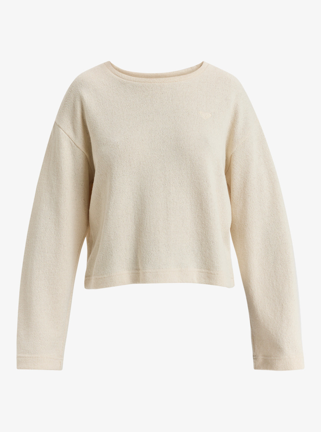 Roxy Womens Stay Long Sleeve Top - Parchment