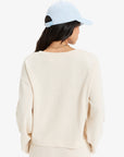 Roxy Womens Stay Long Sleeve Top - Parchment