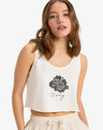 Roxy Womens Magic Sunset Tank Top - Egret