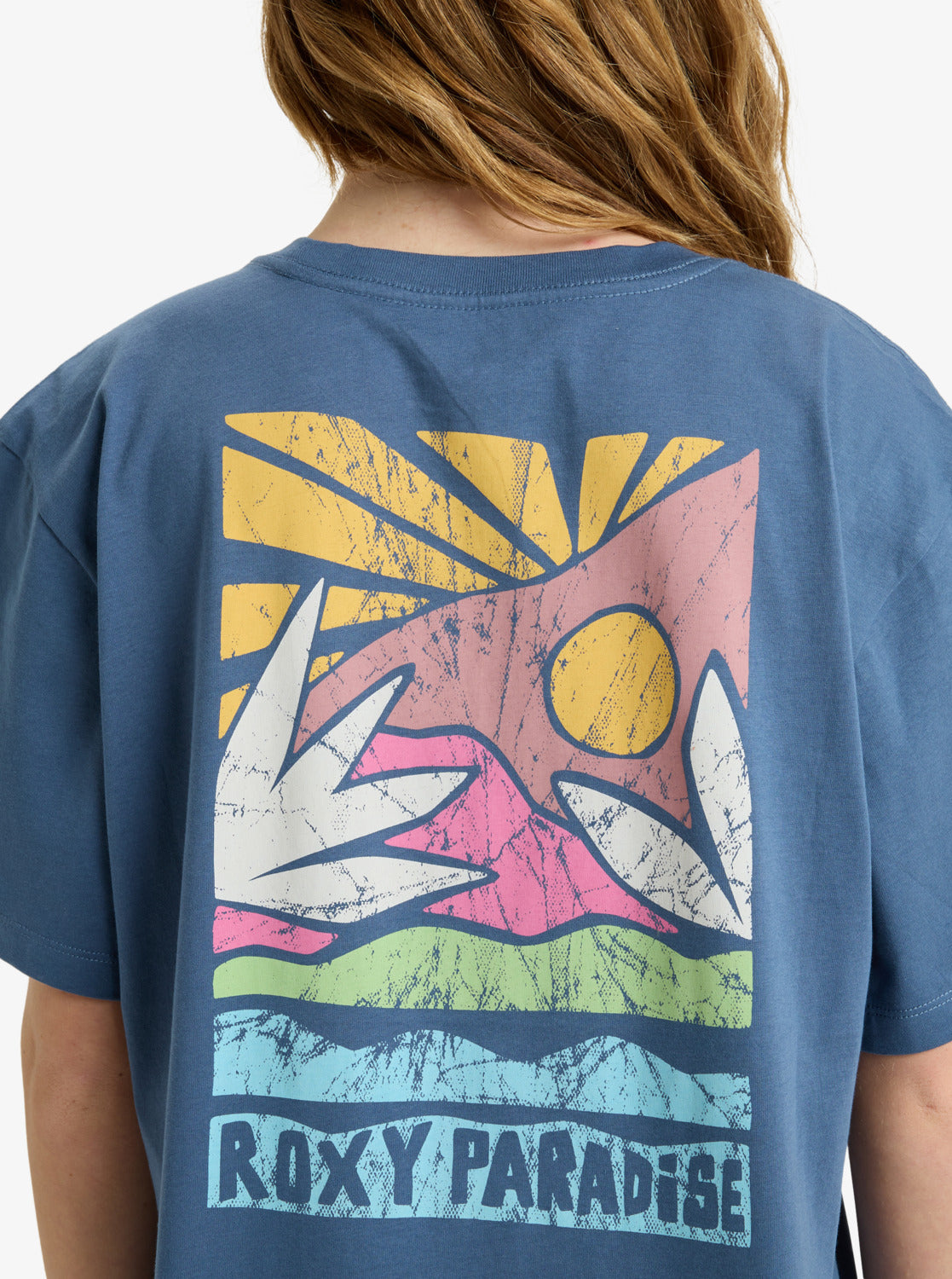 Roxy Womens Hangloose Poster T-Shirt - Vintage Indigo - ManGo Surfing
